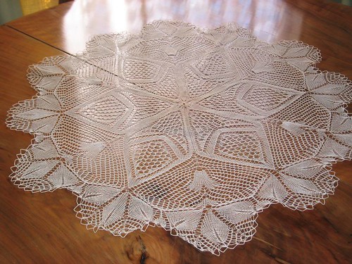 Catalan heirloom lace knitting