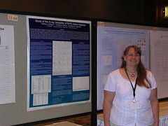 Me with my poster at the AAS meeting