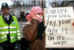 Islamic protester
