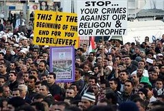 Islamic protesters