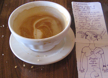 latte, crumbs & notes