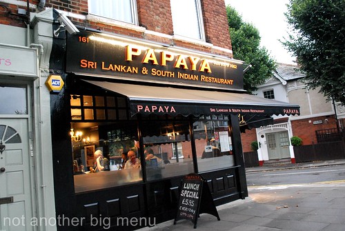 Papaya restaurant, Ealing, London
