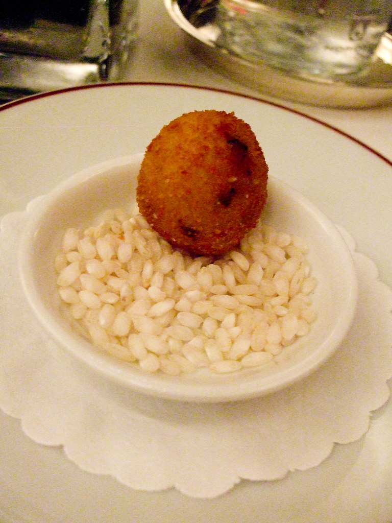 Black Truffle Risotto Ball, Cafe Boulud