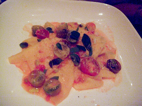 Pasta Rags with Herloom Tomatoes, A Voce Columbus