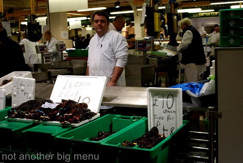 Billlingsgate fish market - fishmonger