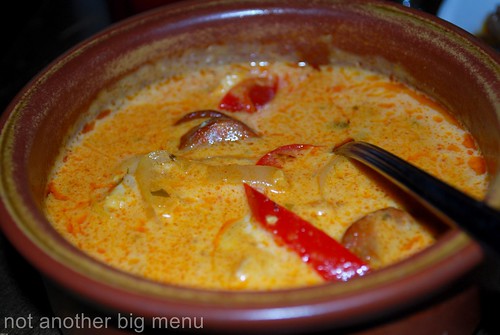 La Tasca - Pollo Marbella £4.75 (Chicken, cooked with paprika, chorizo, sweet peppers, onion and a white wine & cream sauce)