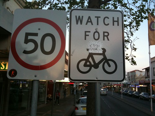 Watch for long haired freaky bike riders