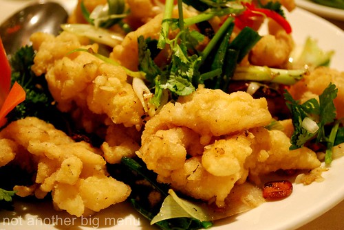 Gold Mine - deep fried squid with chilli and salt £8.50