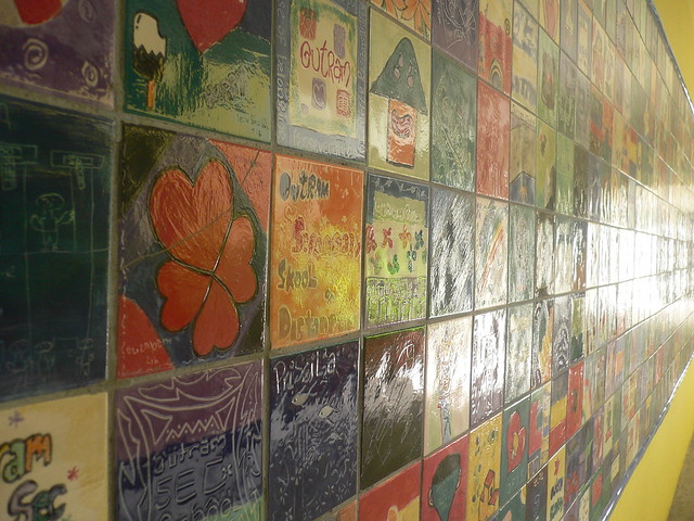  ... tiles are hand crafted by the students a tribute to their school oss