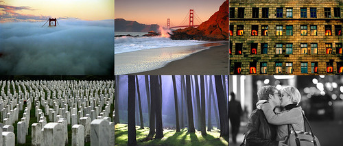 Flickr, Selections from the first 40 images in an image search query for San Francisco