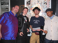 Marc Canter, Ben Metcalfe, Jonathan Moore (Coldcut) and DJ Spooky