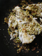 cod with pistachio meal