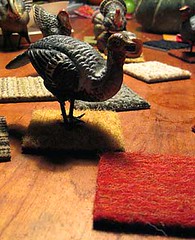 turkeys on carpet samples