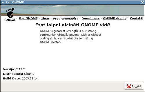 Gnome About 2.13.2