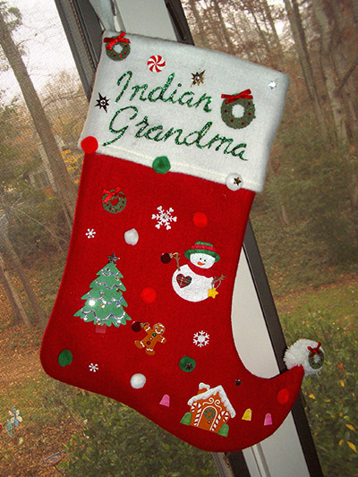 indian grandma's stocking