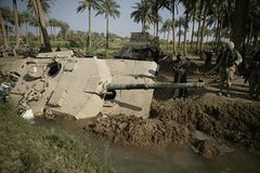 tank in canal usmc