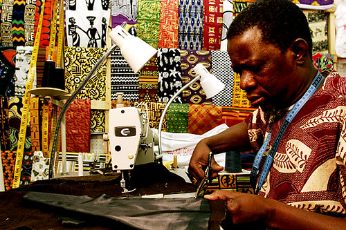 Malian tailor in Ohio