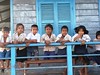 School children at a floating primary school, Prek Toal Wildlife Sanctuary