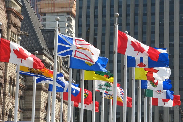 Flags of the Canadian Provinces, Toronto | Flickr - Photo Sharing!