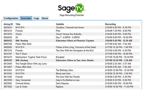 Sage Recording Extender