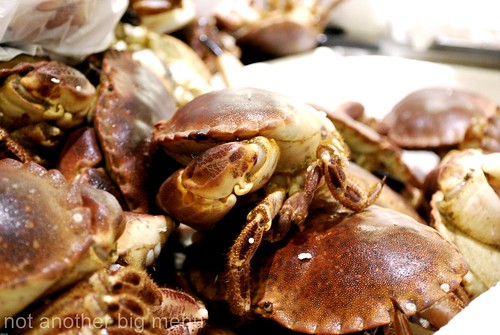 Billlingsgate fish market - crab 2