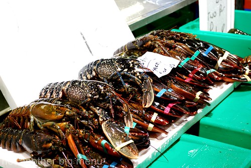 Billlingsgate fish market - lobster 2