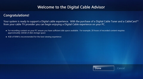 Windows 7 MC Digital Cable Advisor 12