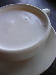 chai latte at Macrina