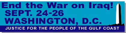 March on Washington, Sept. 24-26!