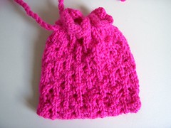knitted lace bag