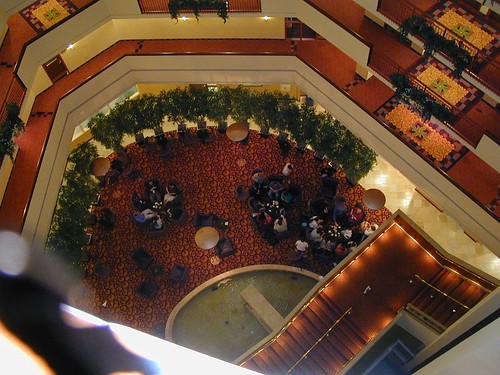Botcon 2005 - View from our floor. See geeks.