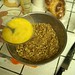 Honey-Walnut Tart mixing filling