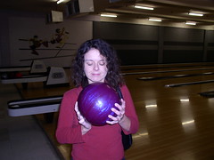 June Bug admires her ball