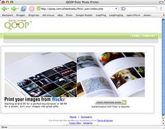 QOOP & Flickr photo printer