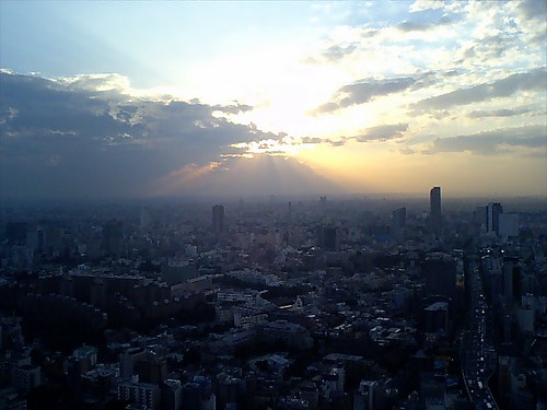 sunset from Roppongi Hills, Tokyo