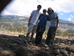 Ryan, Caitlin, Roy at summit