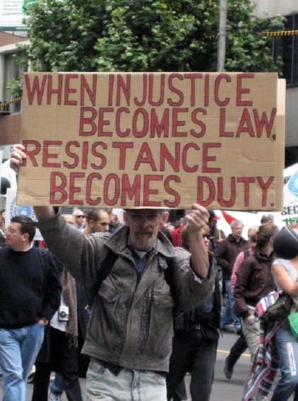 When injustice becomes law