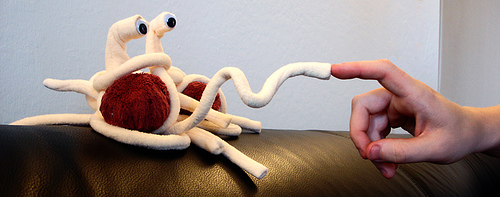 flying spaghetti monster plush toy