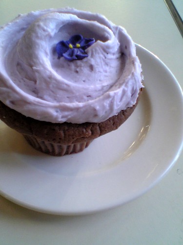 lavender cupcake