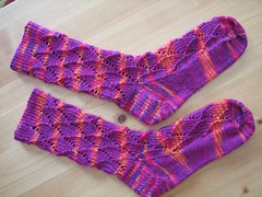 Pomatomus socks from Knitty