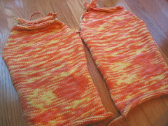 Creamsicle T - sleeves done!