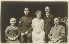 from the left you have Elizabeth Ann Steele, Wilfred Denis, Beatrice Gladys, Edward John and William Paddison Collins