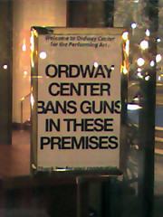 Ordway Center Sign
