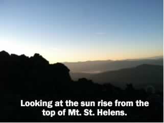 Mt. St. Helens Sunrise