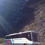 On the road, in to Milford Sound, stunning
