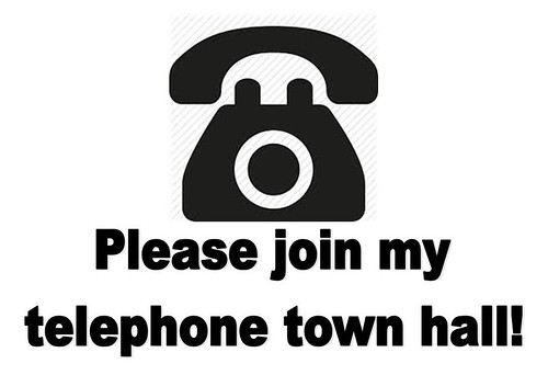 telephone town hall graphic