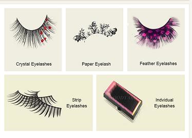 eyelash types