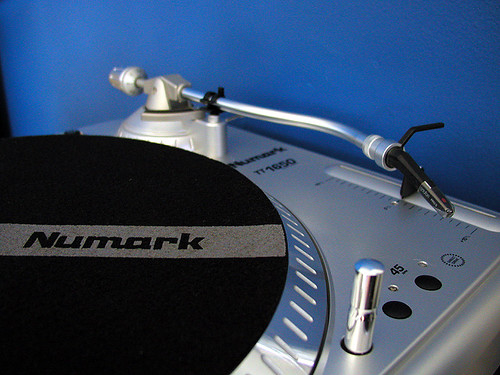 one turntable and, umm, no microphone