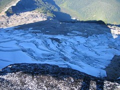 Sloan glacier from above