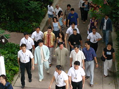 Jackie Chan and his Entourage @ Botanical Gardens